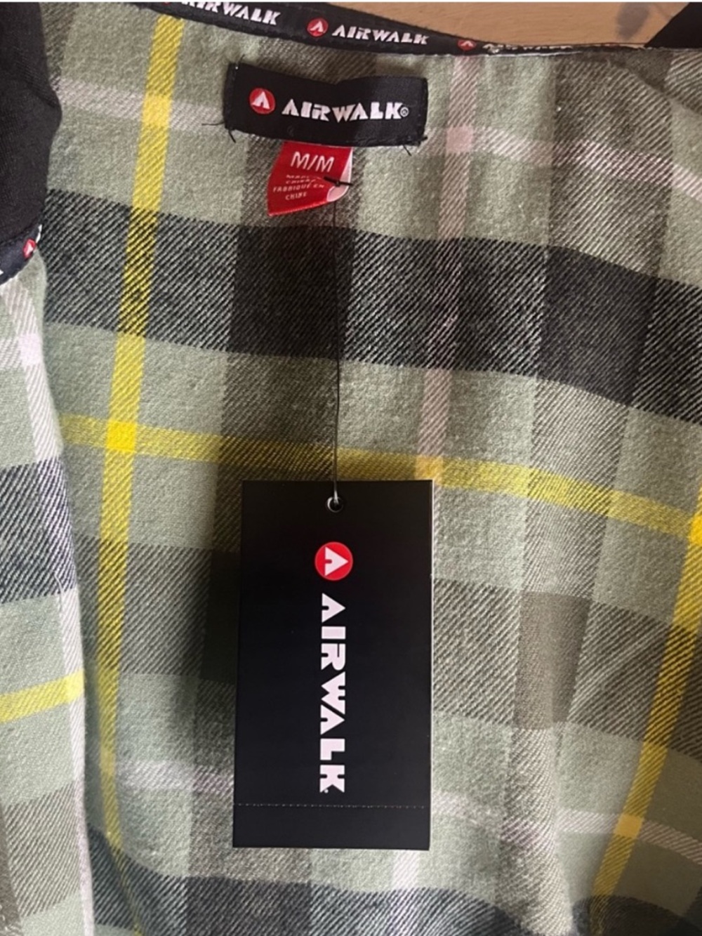 AIRWALK Long Sleeve Plaid Hooded Button-Down Shirt - Picture 6 of 13